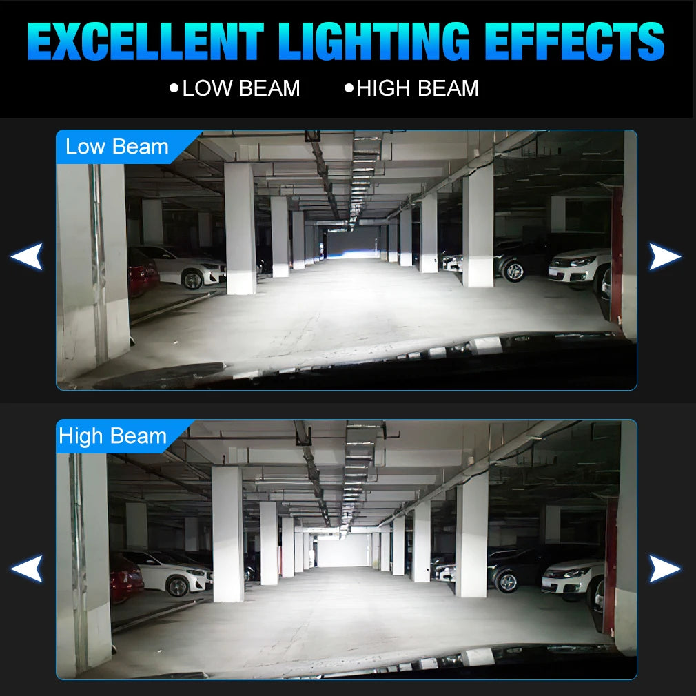 XSTORM H1 H3 H7 H11 LED Car Headlight Bulbs HB3 9005 HB4 9006 for Car Headlamp Auto Fog Lamps Turbo Automobile 6500K 12V