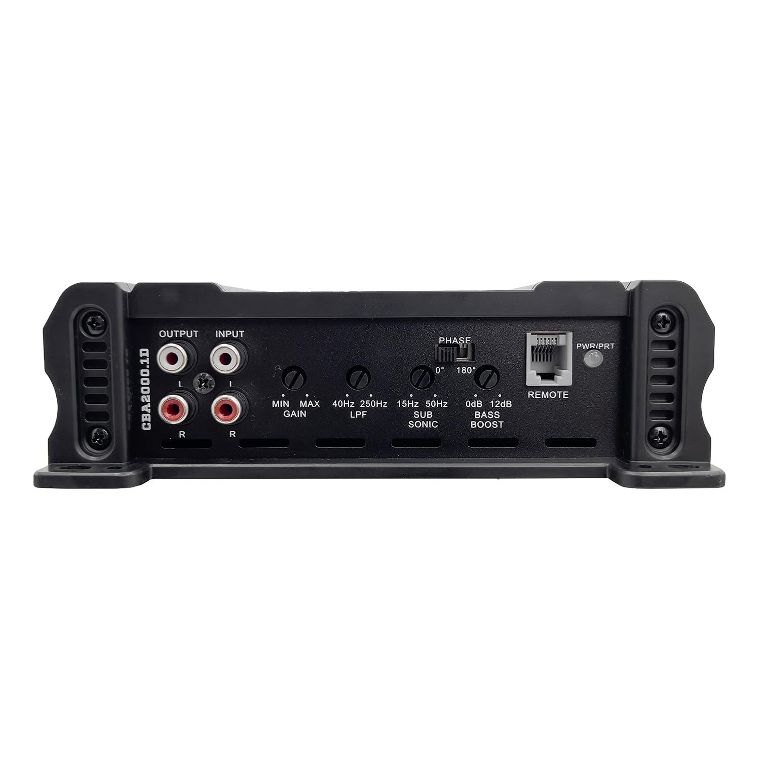 Cobalt CBA2000.1D Monoblock 1-Channel Class D Amplifier for Car Subwoofer, 2000W Max, 500W RMS, 1/2/4 Ohm Stable, Adjustable Low Pass with Bass Boost, MOSFET Power Supply, Bass Knob Included