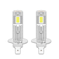 2Pcs H1 LED Car Headlight Bulbs H1 Led Canbus Fog Lights Fanless 1:1 Mini Size Wireless 6500K White Plug&Play Auto Lamps 12V 24V