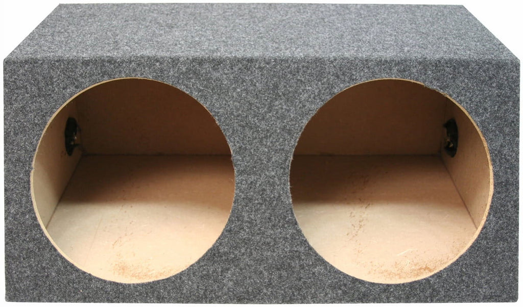 Universal Car Stereo Hatchback Sealed Dual 10" Kicker Comp C10 Sub Box 2 Ohm