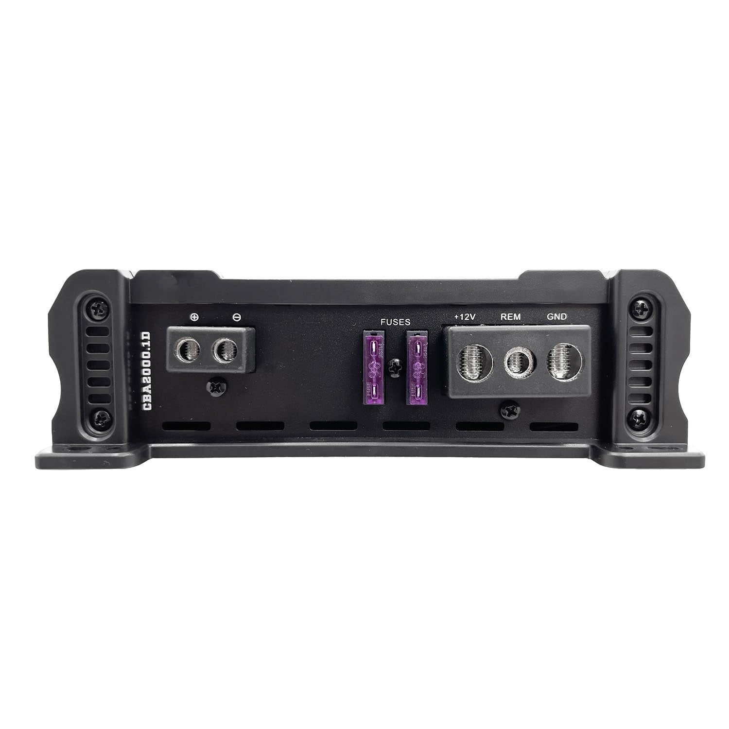 Cobalt CBA2000.1D Monoblock 1-Channel Class D Amplifier for Car Subwoofer, 2000W Max, 500W RMS, 1/2/4 Ohm Stable, Adjustable Low Pass with Bass Boost, MOSFET Power Supply, Bass Knob Included