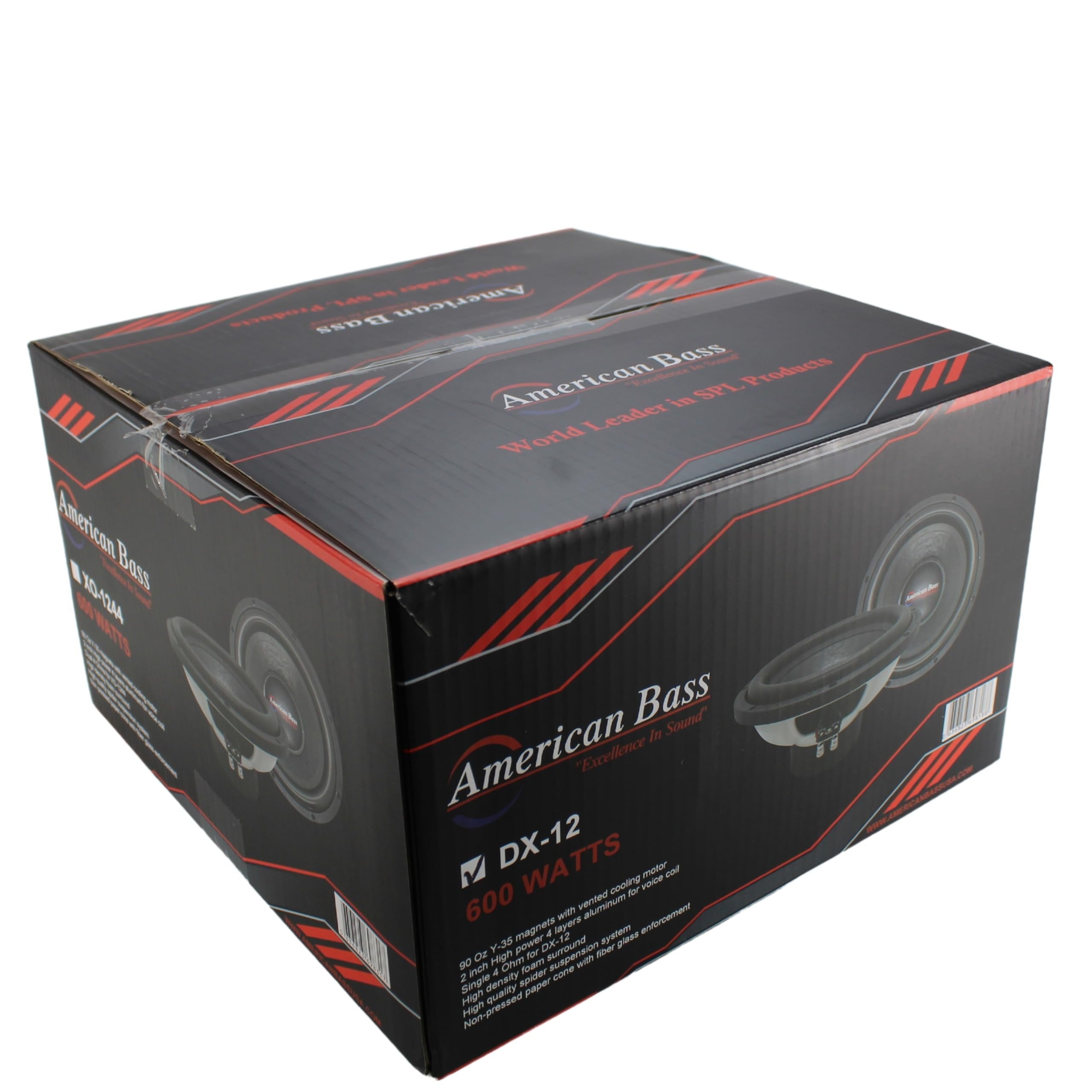 DX 124 12 In. Single 4 Ohm Voice Coil 800 W Subwoofer Speaker