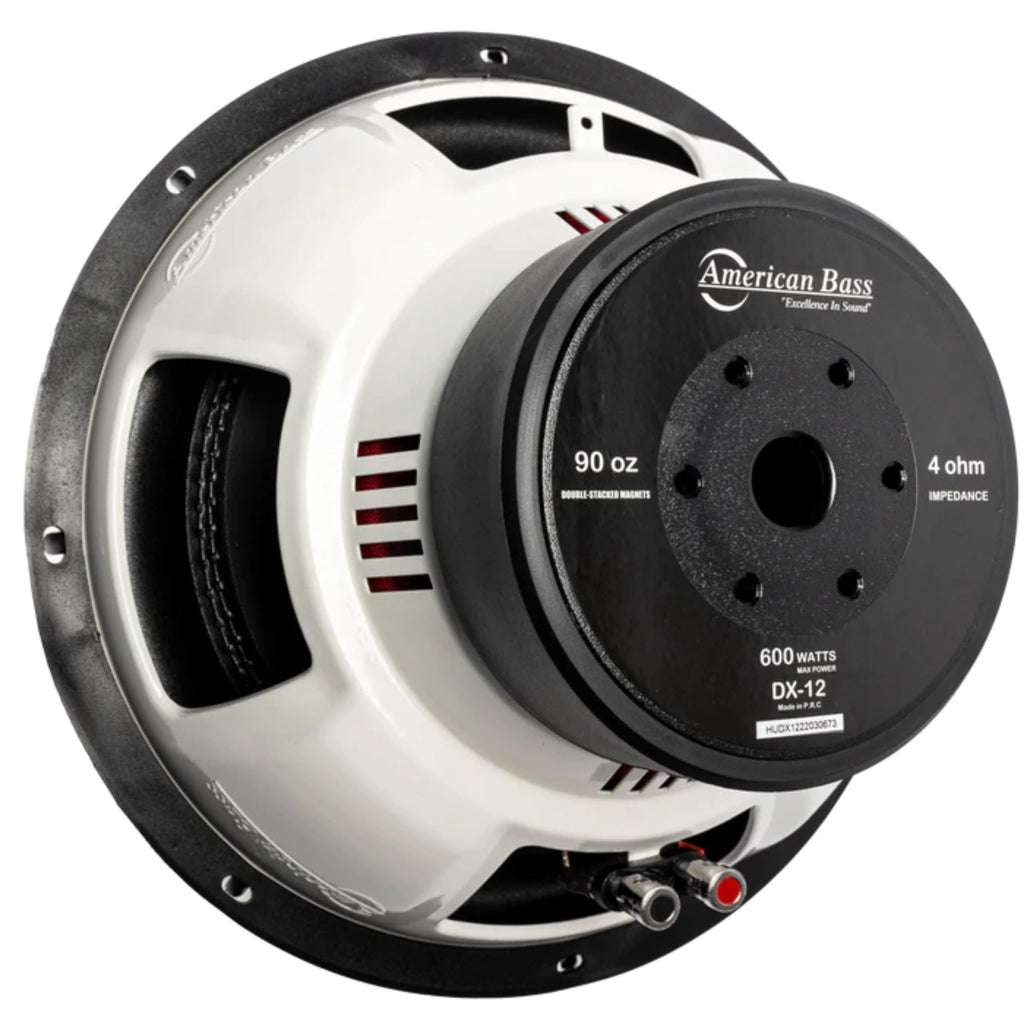 DX 124 12 In. Single 4 Ohm Voice Coil 800 W Subwoofer Speaker