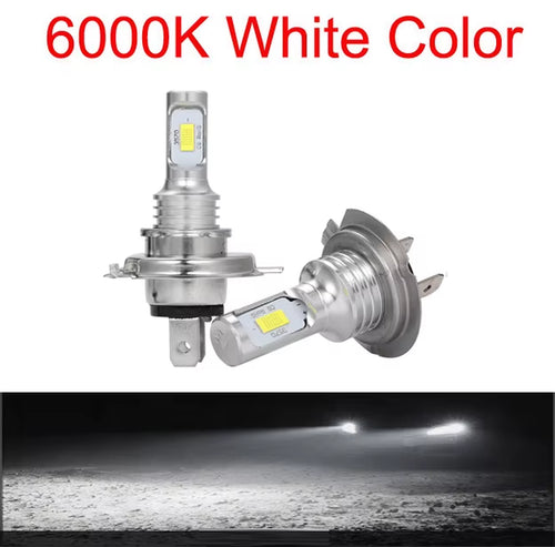 2Pcs H7 CSP Mini LED H4 H1 H11 Car Headlight Bulbs H8 HB3 HB4 9005 9006 Led Canbus 100W 20000LM 6000K 12V 24V Auto Fog Lights