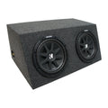 Universal Car Stereo Hatchback Sealed Dual 10" Kicker Comp C10 Sub Box 2 Ohm
